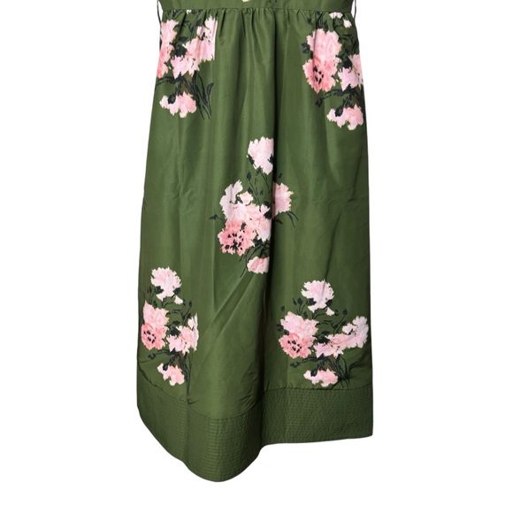 Tuckernuck | NEW Olive and Pressed Powder Floral Chloe Maxi Dress Size M - Picture 10 of 11